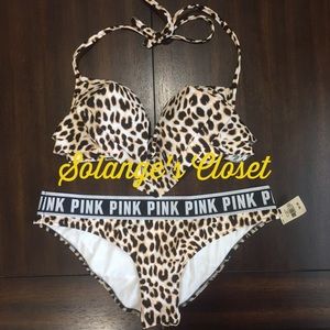 VS PINK LOGO BIKINI SET